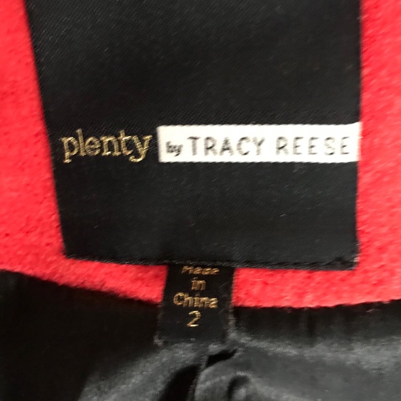 Anthropologie Orange Coat with Faux Fur Size 2 - Picture 9 of 15